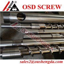Single screw barrel for injection and extruder machine